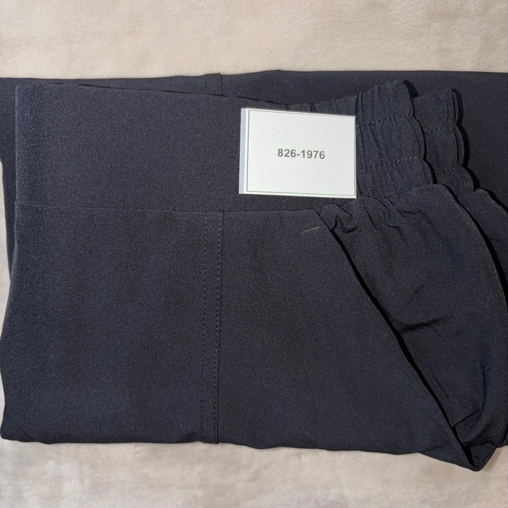 Fabletics Women Black Wide Leg Elastic Waist Active Travel Pants PT2500682 M REG - Picture 10 of 10